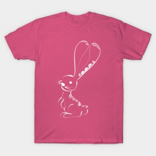 Cute white bunny rabbit T-Shirt